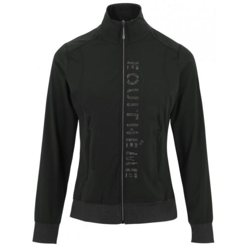 EQUITHEME - Veste Zippée Femme Quickdry avec strass CHARLENE