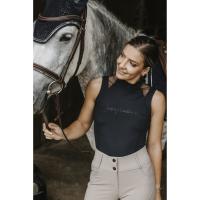 EQUITHEME - Pantalon Femme Taille Haute fond Grip QUEEN