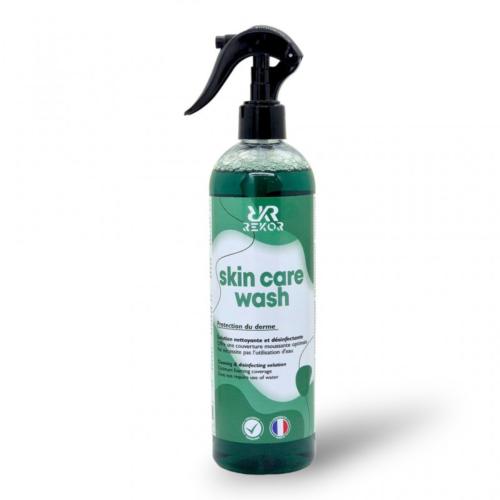 REKOR - SKIN CARE WASH, Antiseptique Sans Rinçage pour Plaies du Cheval 