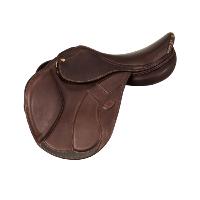 ACAVALLO - Selle Obstacle Semie Creuse cuir doublé veau MAG MODIGLIANI