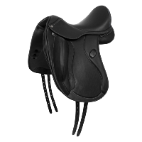 ACAVALLO - Selle de dressage PERUGINO taquets courts ajustable système MAG