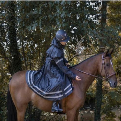 EQUITHEME - RIDERCOAT, Imperméable Cavalier pour la Randonnée 