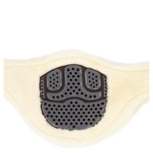 ACAVALLO - Sangle Bavette PVC avec Gel Anti Compression doublée Mouton Eco-wool