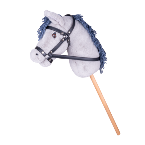 WALDHAUSEN - Hobby Horse avec bride amovible et manche bois Blacky, Toffy et Milky