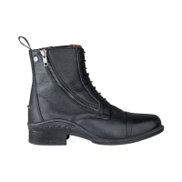 ELT - Boots equitation jodhpur en Cuir grainé à Lacets et Zip NEWCASTLE