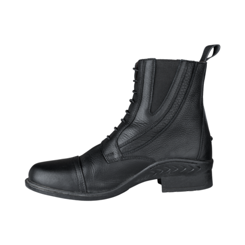 ELT - Boots equitation jodhpur en Cuir grainé à Lacets et Zip NEWCASTLE