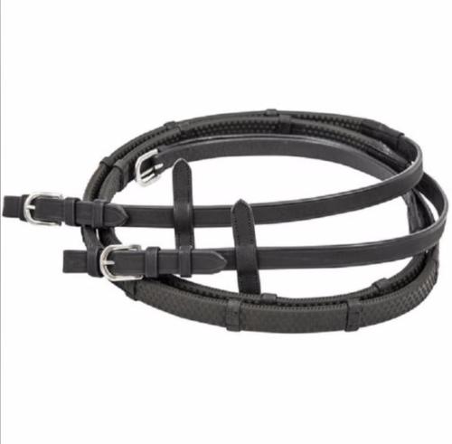 EQUESTRO - Rnes trs souples  Grip caoutchouc boules et boucles