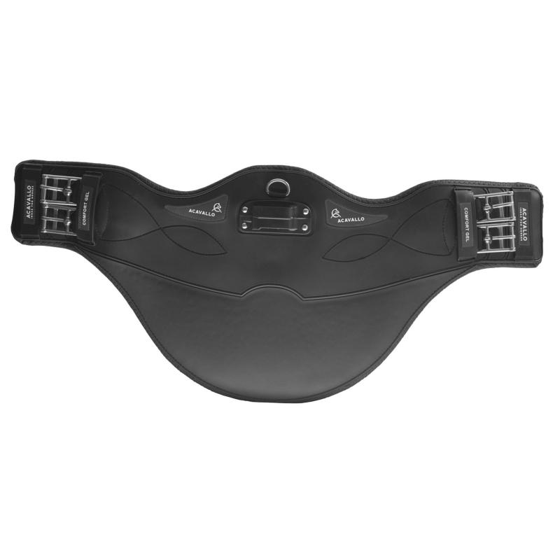 ACAVALLO - bavette PVC selle monoquartier avec Gel Anti Compression